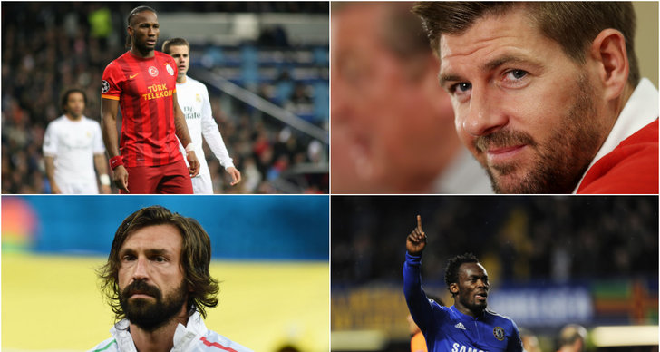 Fotbolls-VM, Didier Drogba, Andrea Pirlo, Michael Essien, Steven Gerrard, VM, Mario Balotelli